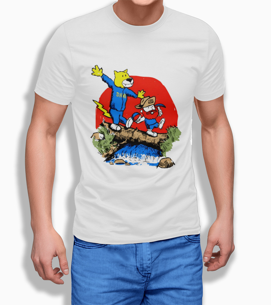 Buffalo Bills Football Cartoon Characters With DNR Sports T-Shirt