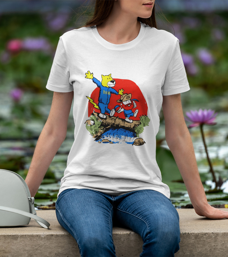 Buffalo Bills Football Cartoon Characters With DNR Sports T-Shirt
