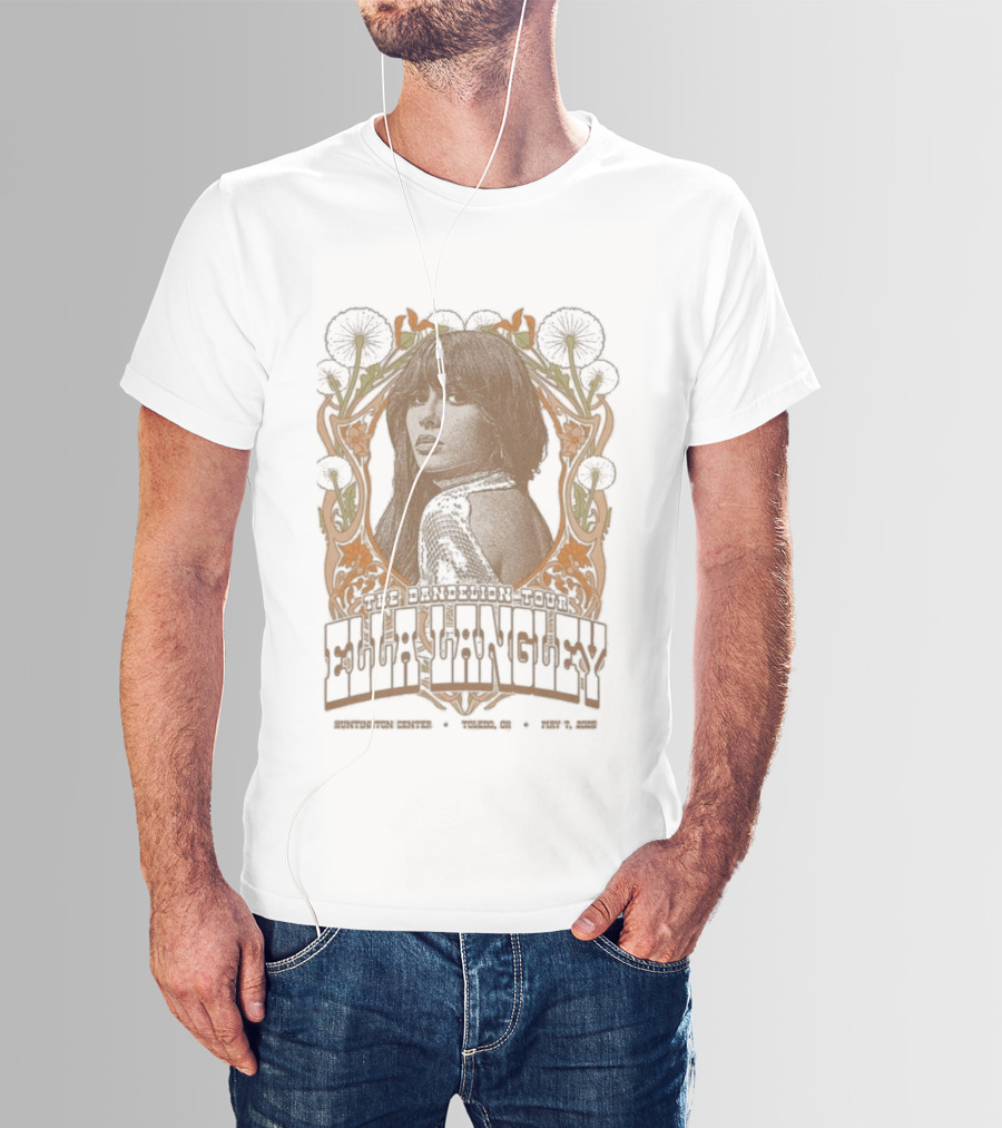 Ella Langley May 7 2026 Toledo OH Event Botanical Frame T-Shirt