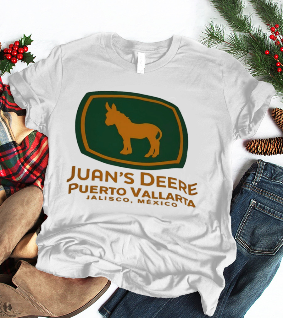 Juan's Deere Puerto Vallarta Jalisco Mexico Donkey T-Shirt