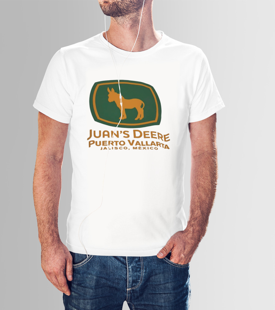 Juan's Deere Puerto Vallarta Jalisco Mexico Donkey T-Shirt