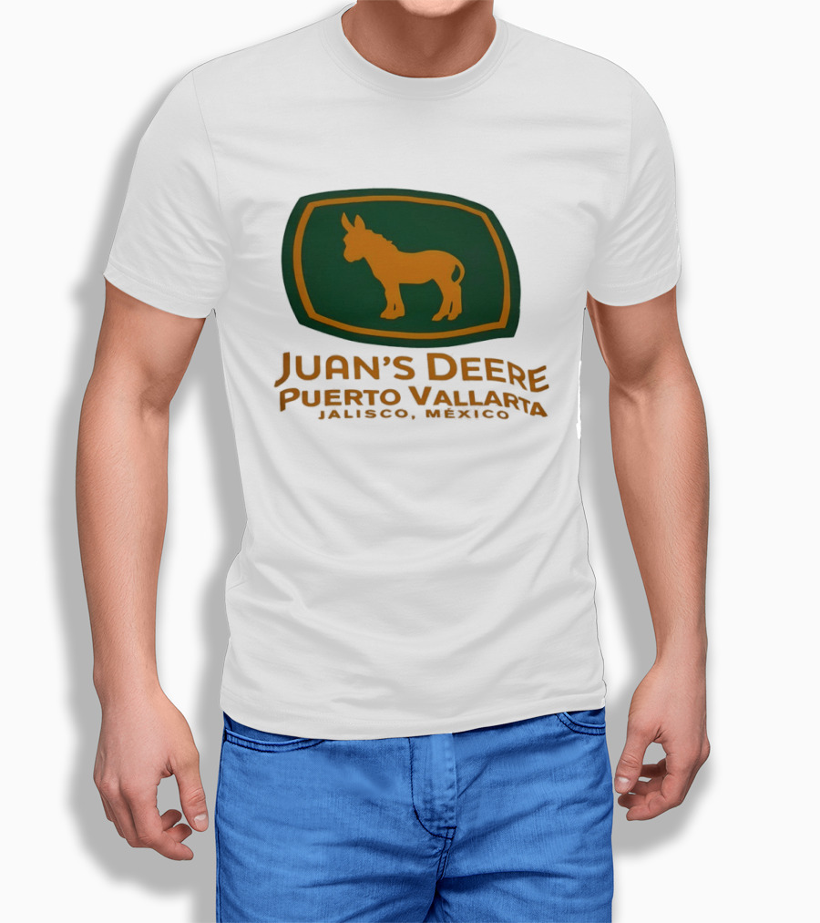 Juan's Deere Puerto Vallarta Jalisco Mexico Donkey T-Shirt
