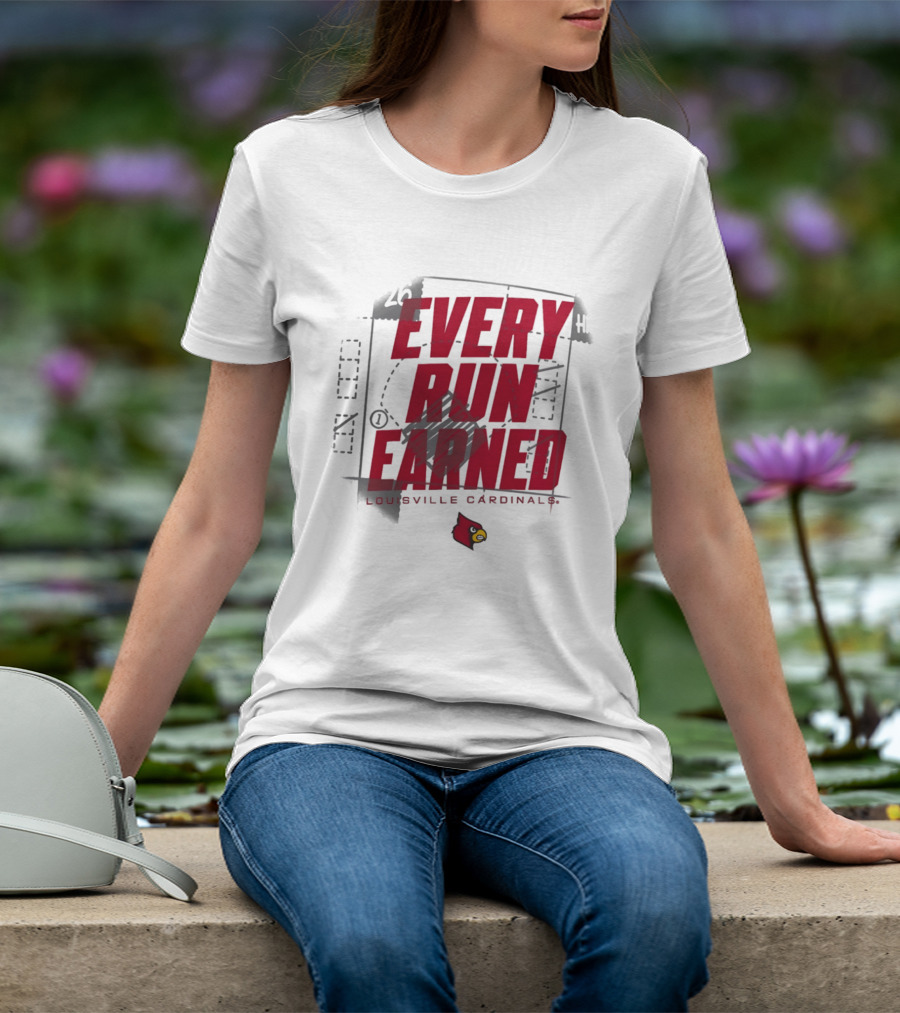 Louisville Cardinals Every Run Earned 2026 Postseason Dugout T-Shirt