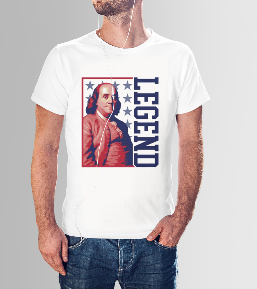 Legend Benjamin Franklin Stars T-Shirt