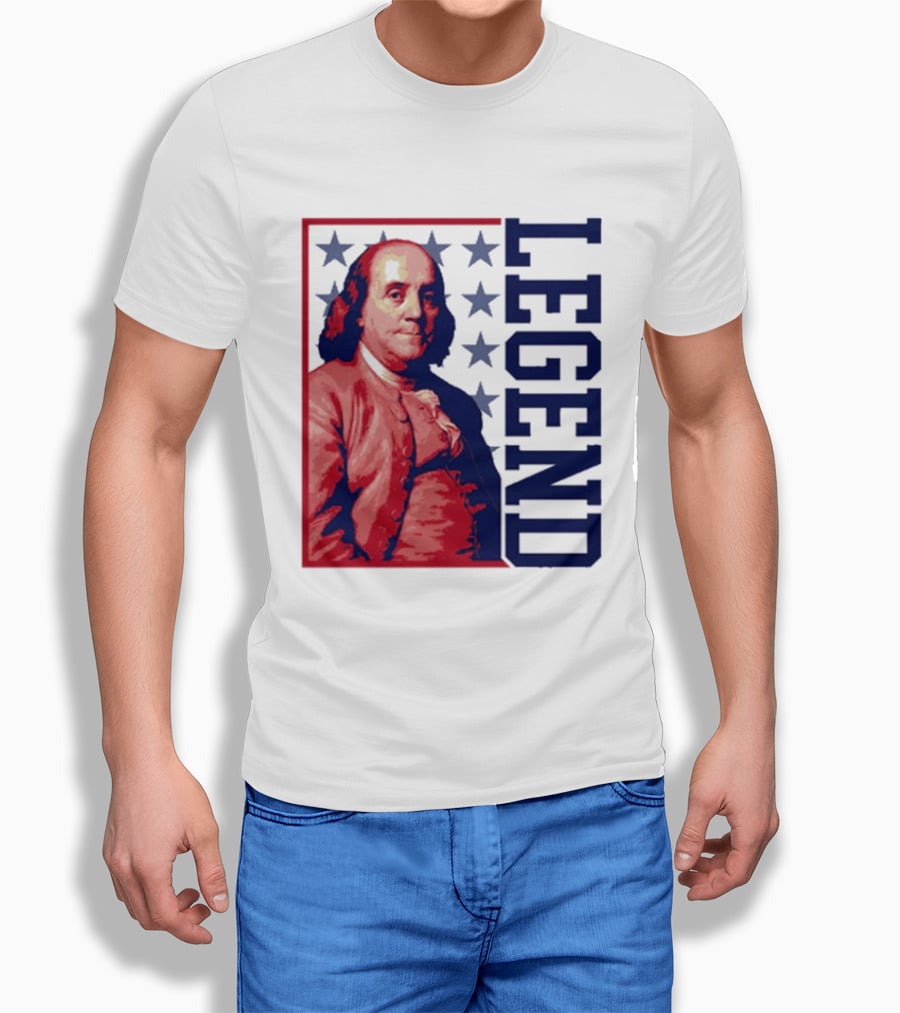 Legend Benjamin Franklin Stars T-Shirt