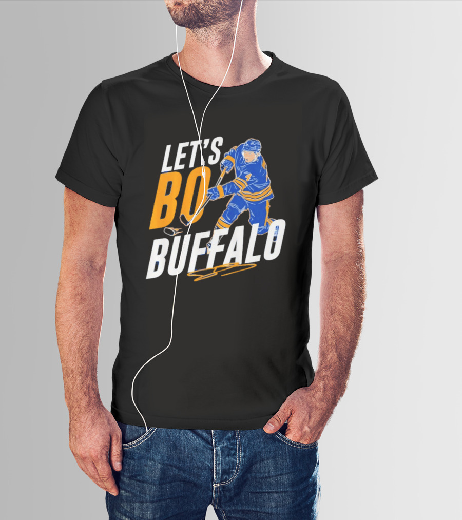 Let's Bo Buffalo Hockey Bowen Byram Buffalo Sabres T-Shirt