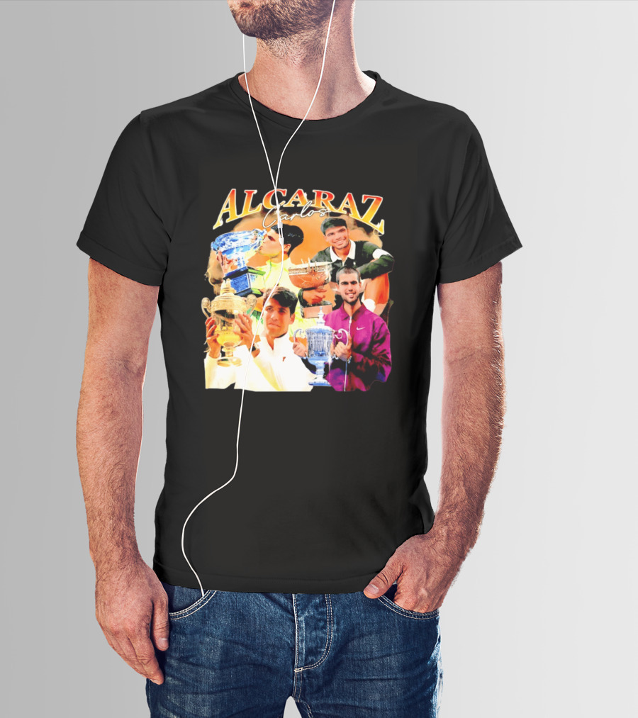Carlos Alcaraz Tennis Trophies Champion Highlights T-Shirt