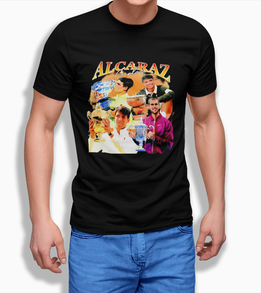 Carlos Alcaraz Tennis Trophies Champion Highlights T-Shirt