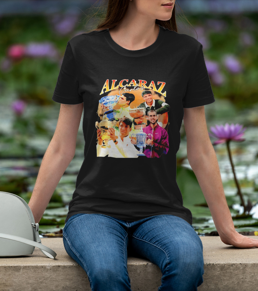 Carlos Alcaraz Tennis Trophies Champion Highlights T-Shirt