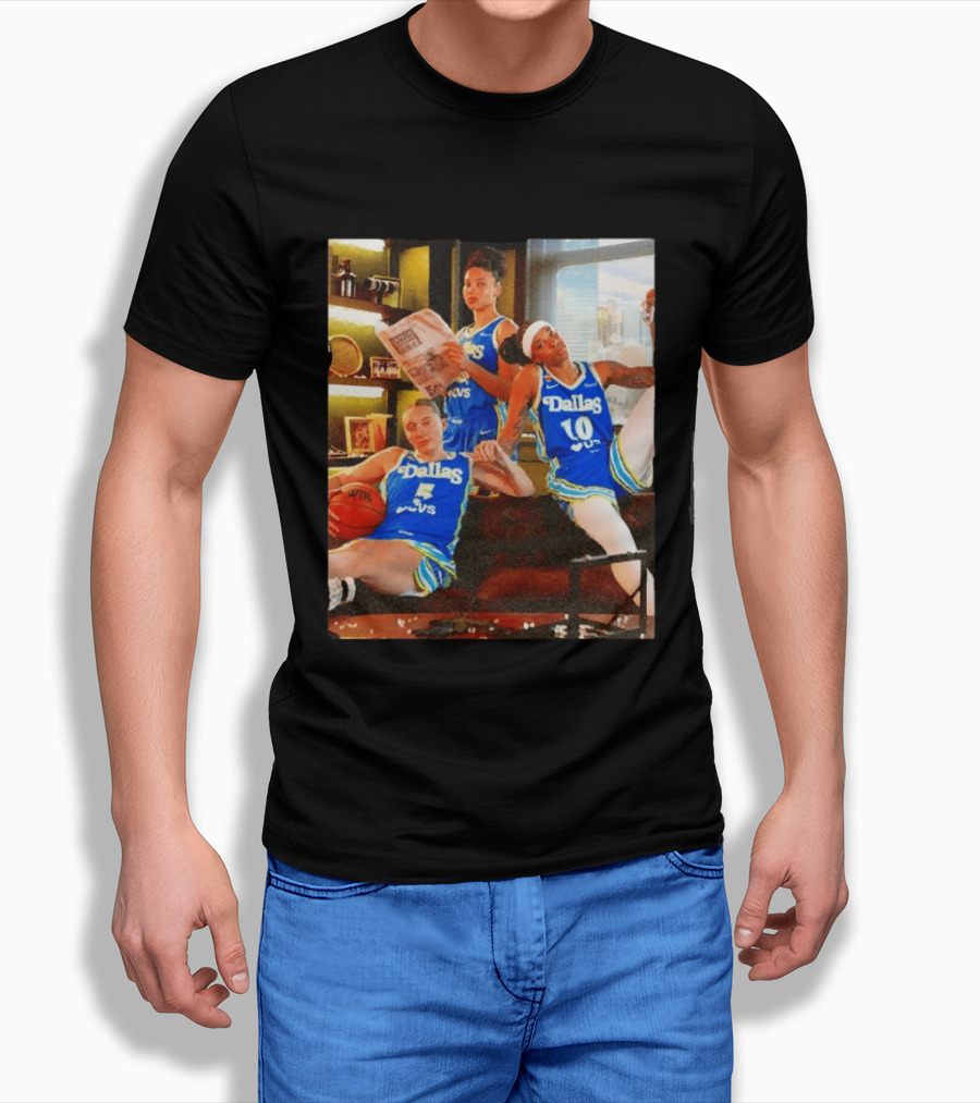Dallas Wings 2026 Azzi Fudd Paige Bueckers Aziaha James Basketball Photo T-Shirt