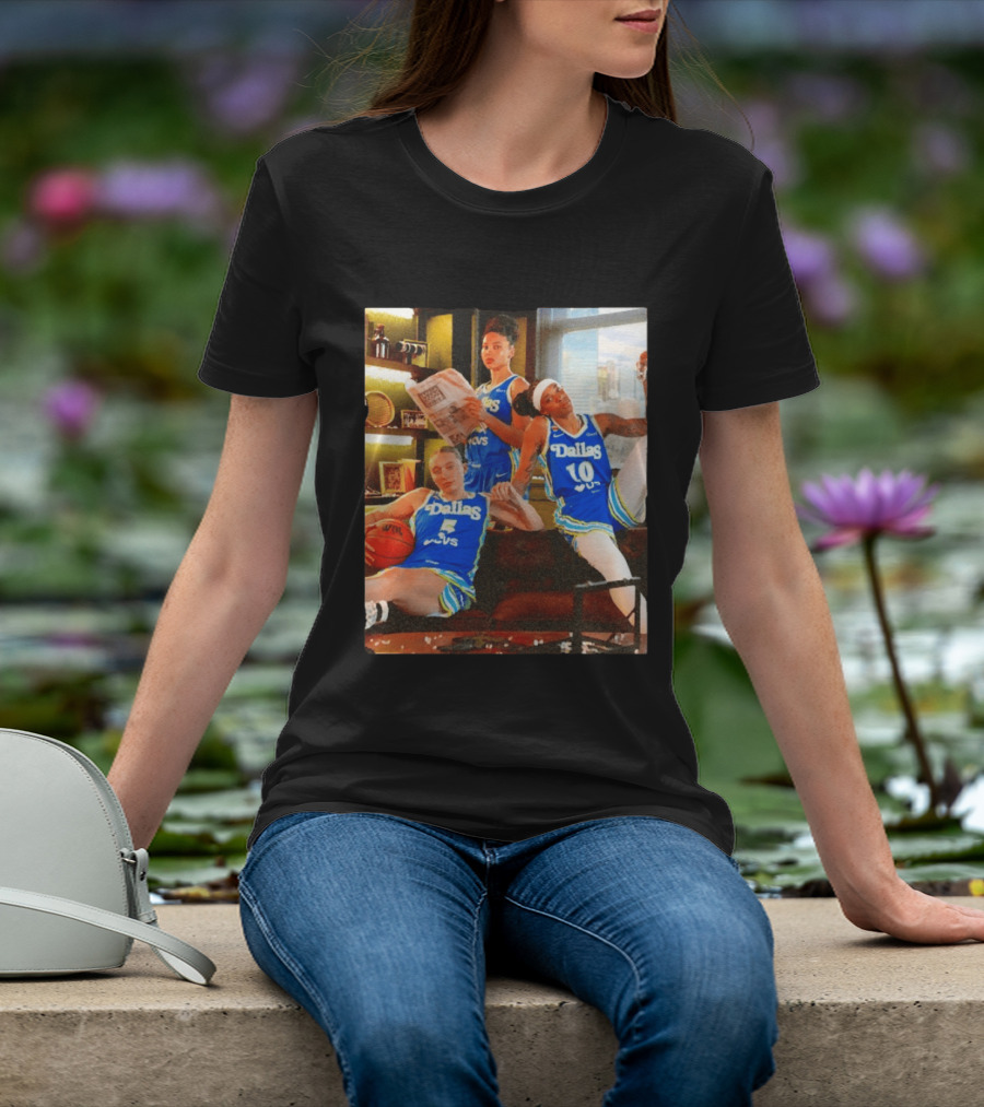 Dallas Wings 2026 Azzi Fudd Paige Bueckers Aziaha James Basketball Photo T-Shirt