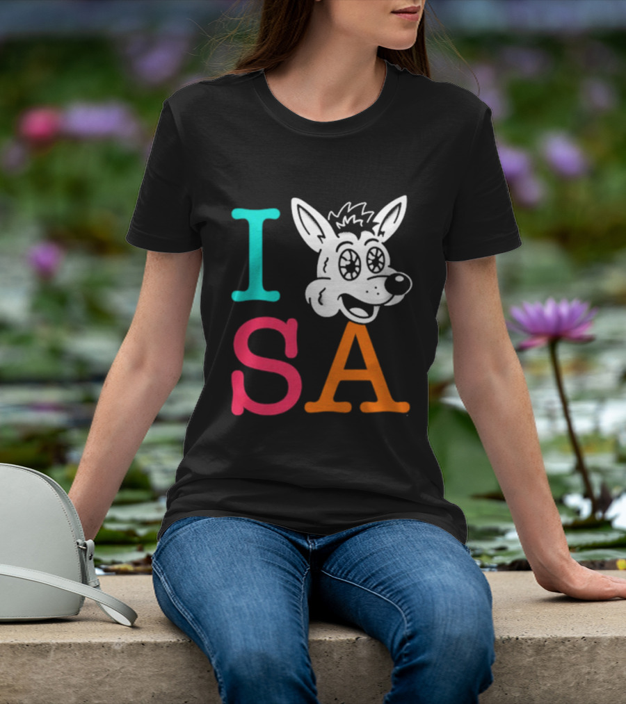 I Love SA Coyote Spurs Basketball T-Shirt