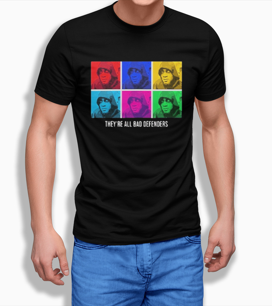 Jaden McDaniels Pop Art Style They're All Bad Defenders T-Shirt
