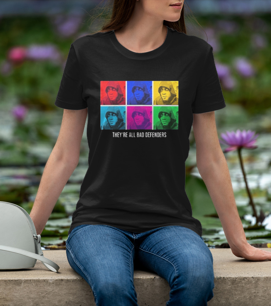 Jaden McDaniels Pop Art Style They're All Bad Defenders T-Shirt