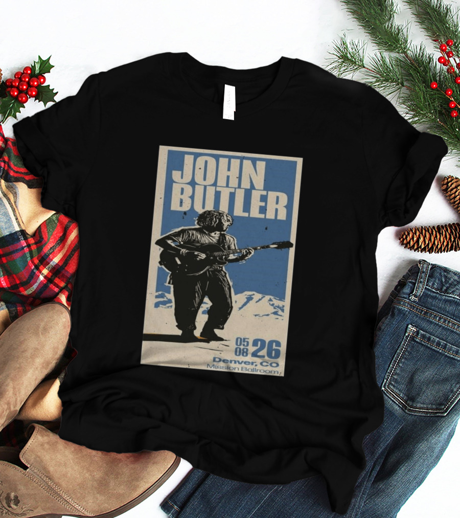John Butler May 8 2026 Denver CO Mission Ballroom T-Shirt