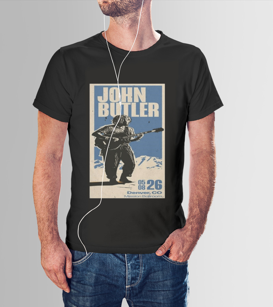 John Butler May 8 2026 Denver CO Mission Ballroom T-Shirt