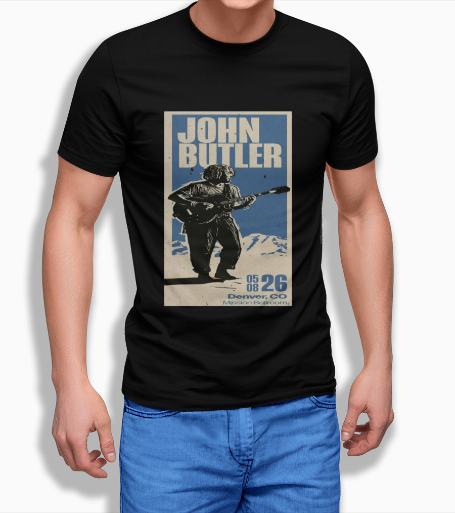 John Butler May 8 2026 Denver CO Mission Ballroom T-Shirt