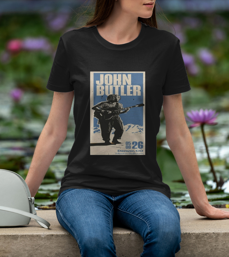 John Butler May 8 2026 Denver CO Mission Ballroom T-Shirt