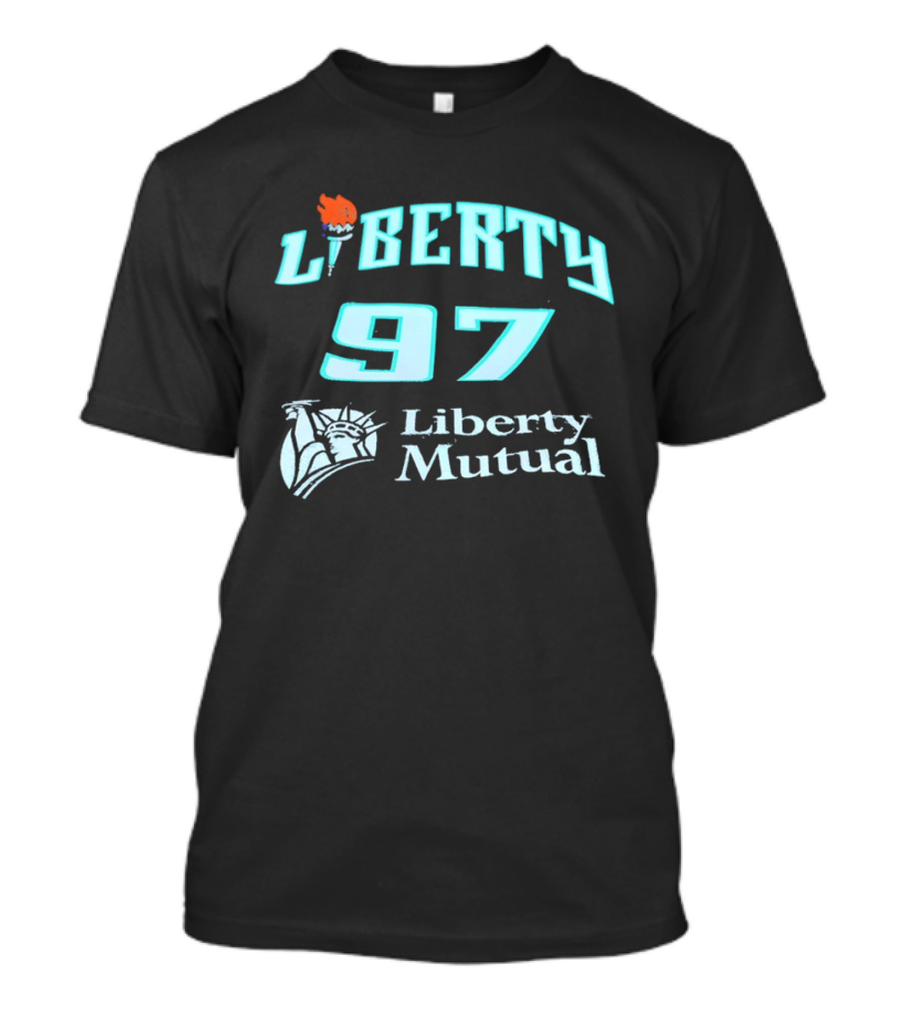 New York Liberty 97 Basketball WNBA Liberty Mutual T-Shirt