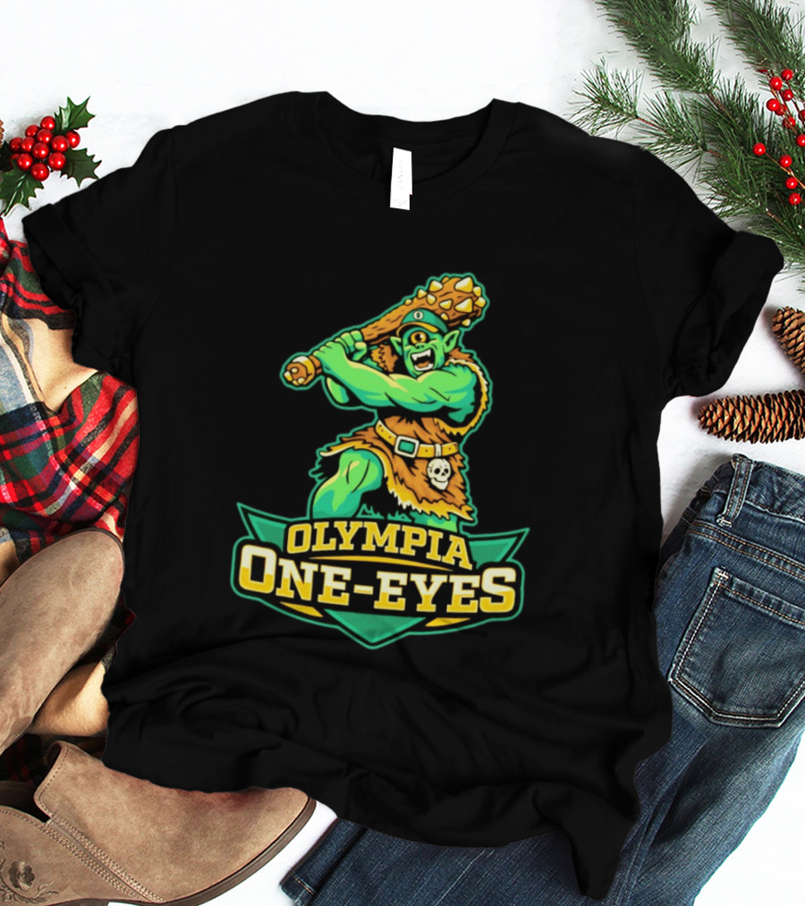 Olympia One Eyes Cyclops With Spiked Mace T-Shirt