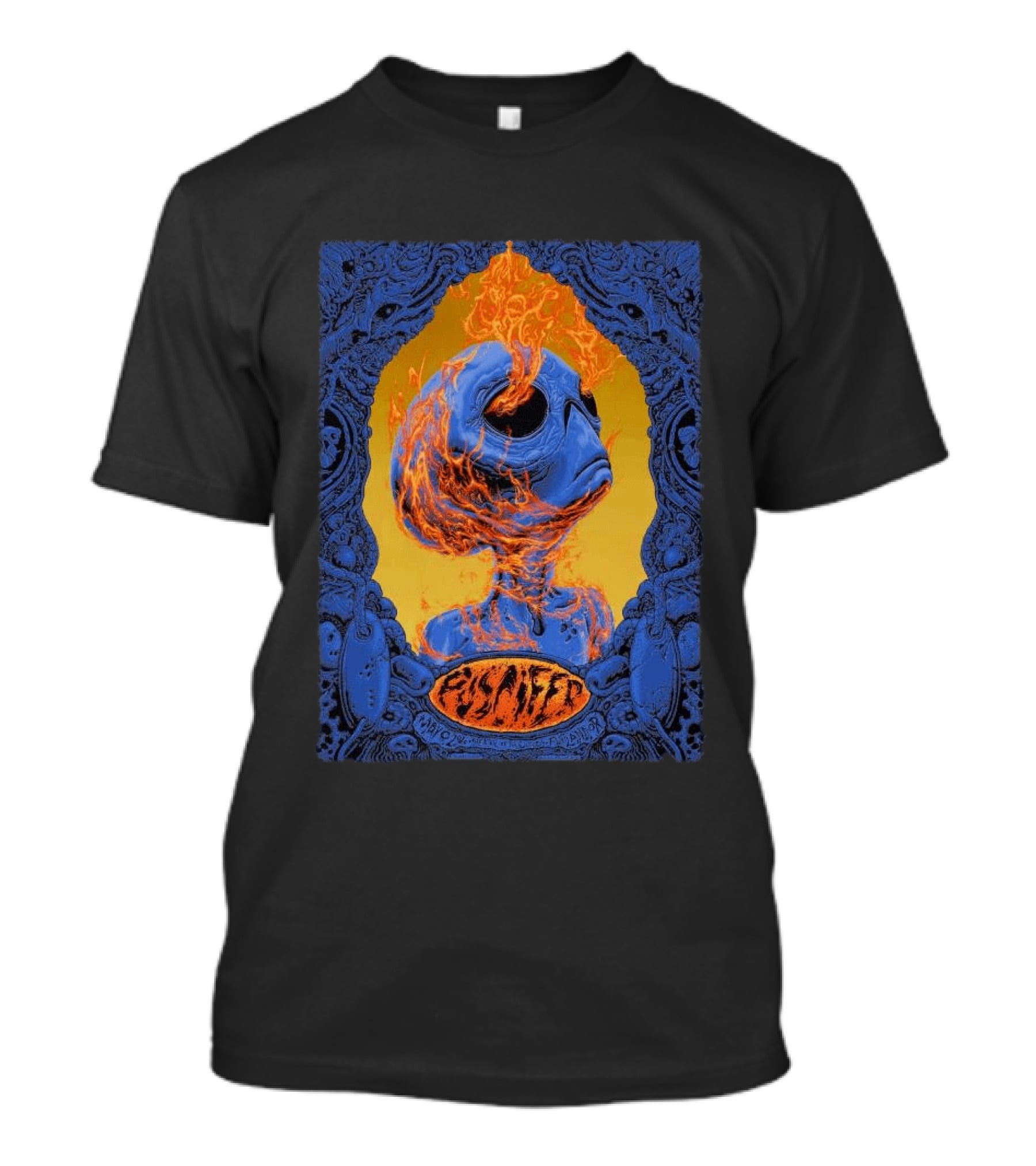 Puscifer Concert 2026 Moda Center Portland Alien Flame T-Shirt