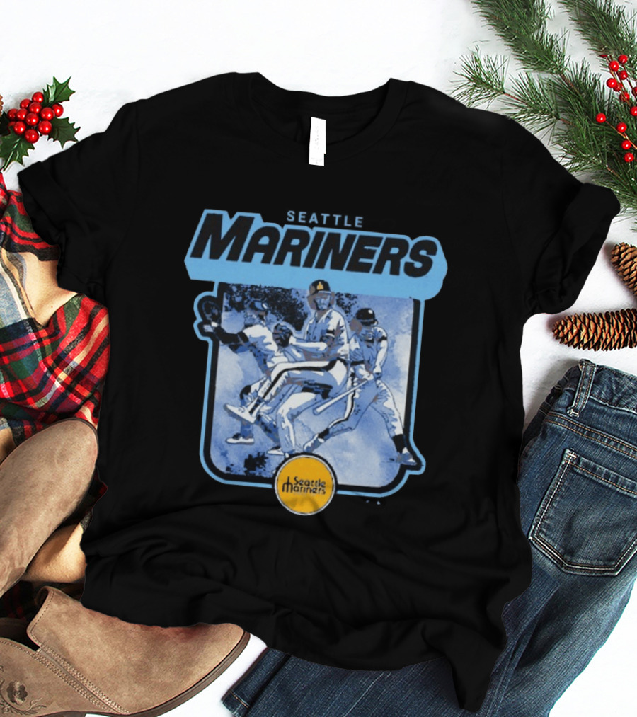 Seattle Mariners Retro Cooperstown Collection Baseball Team Players T-Shirt