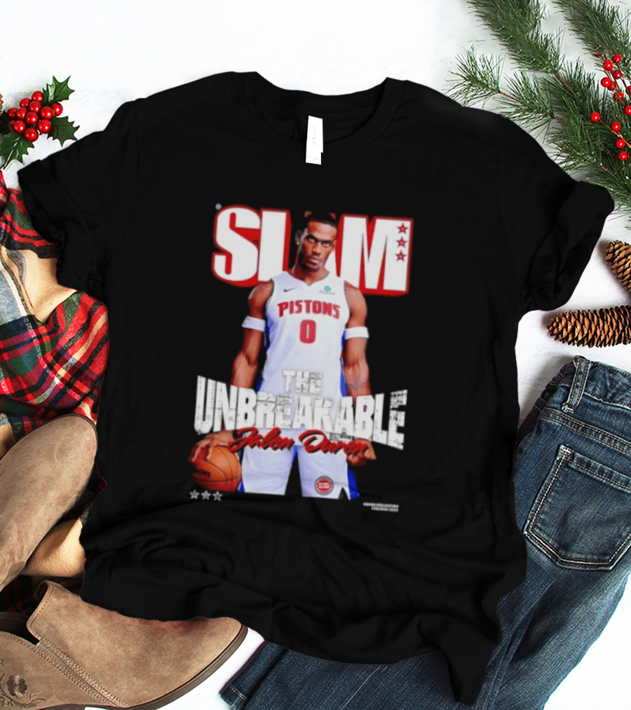 SLAM Jalen Duren Unbreakable Detroit Pistons 260 T-Shirt