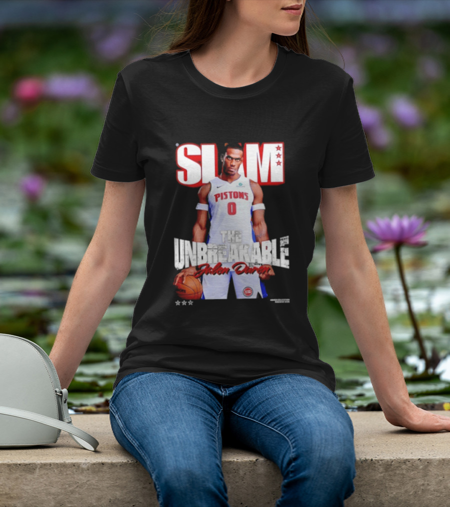 SLAM Jalen Duren Unbreakable Detroit Pistons 260 T-Shirt