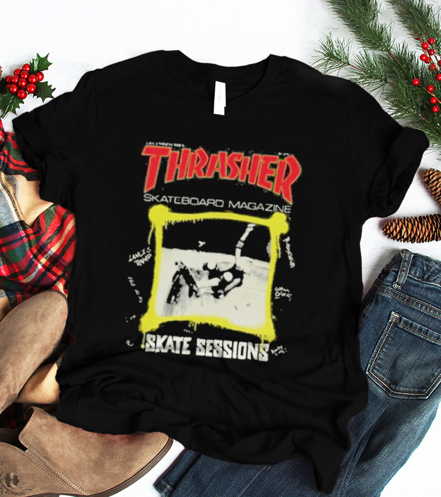 Thrasher Skateboard Magazine December 1983 Skate Sessions T-Shirt