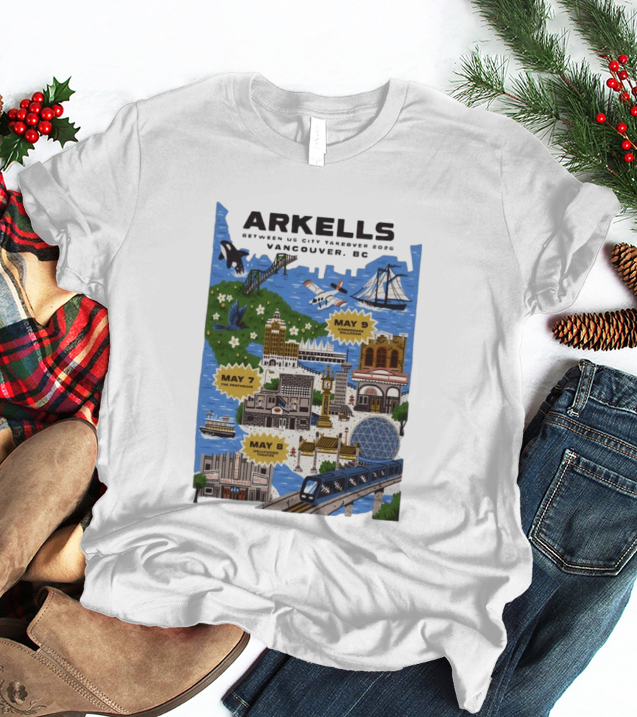 Arkells May 7 2026 The Penthouse Vancouver Concert T-Shirt