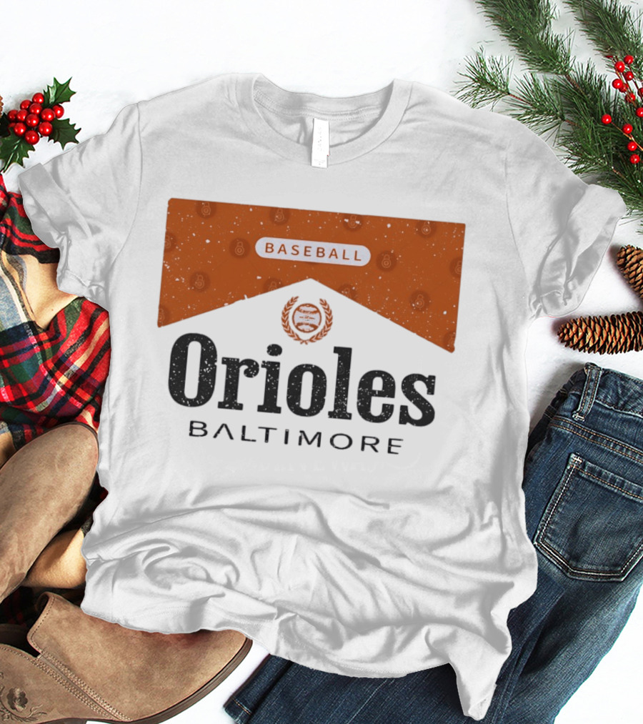 Baltimore Orioles Baseball Marlboro Collaboration T-Shirt