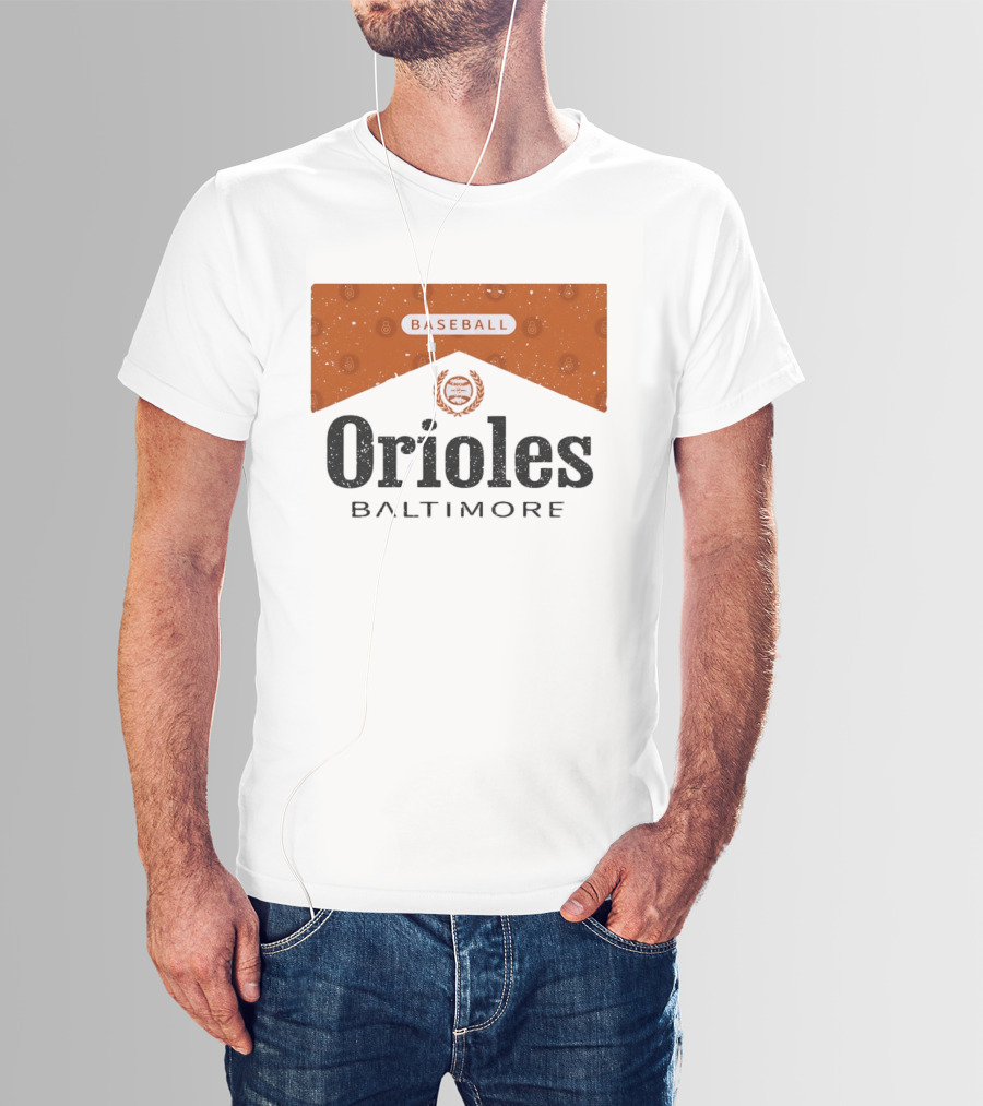 Baltimore Orioles Baseball Marlboro Collaboration T-Shirt