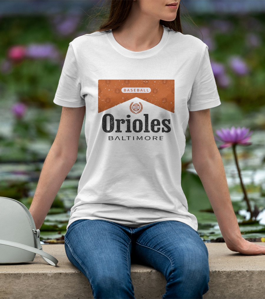 Baltimore Orioles Baseball Marlboro Collaboration T-Shirt