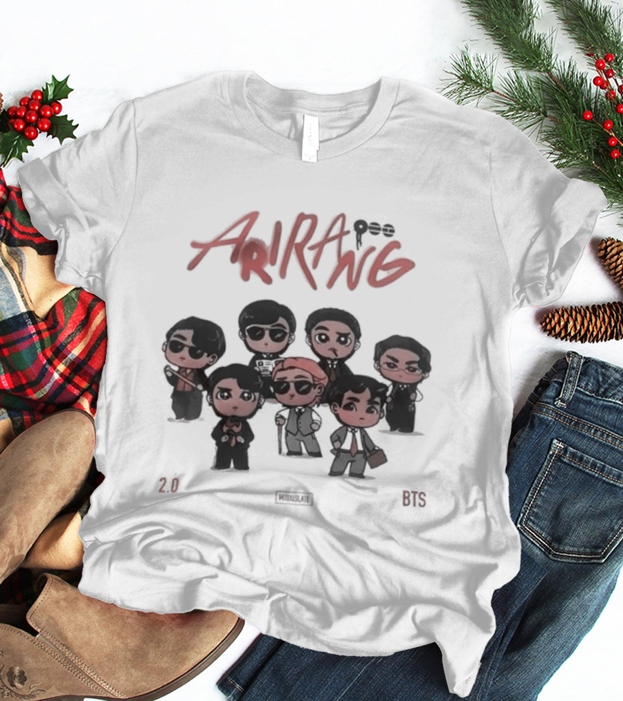 BTS Arirang Chibi 2.0 Collectible Band Figures T-Shirt