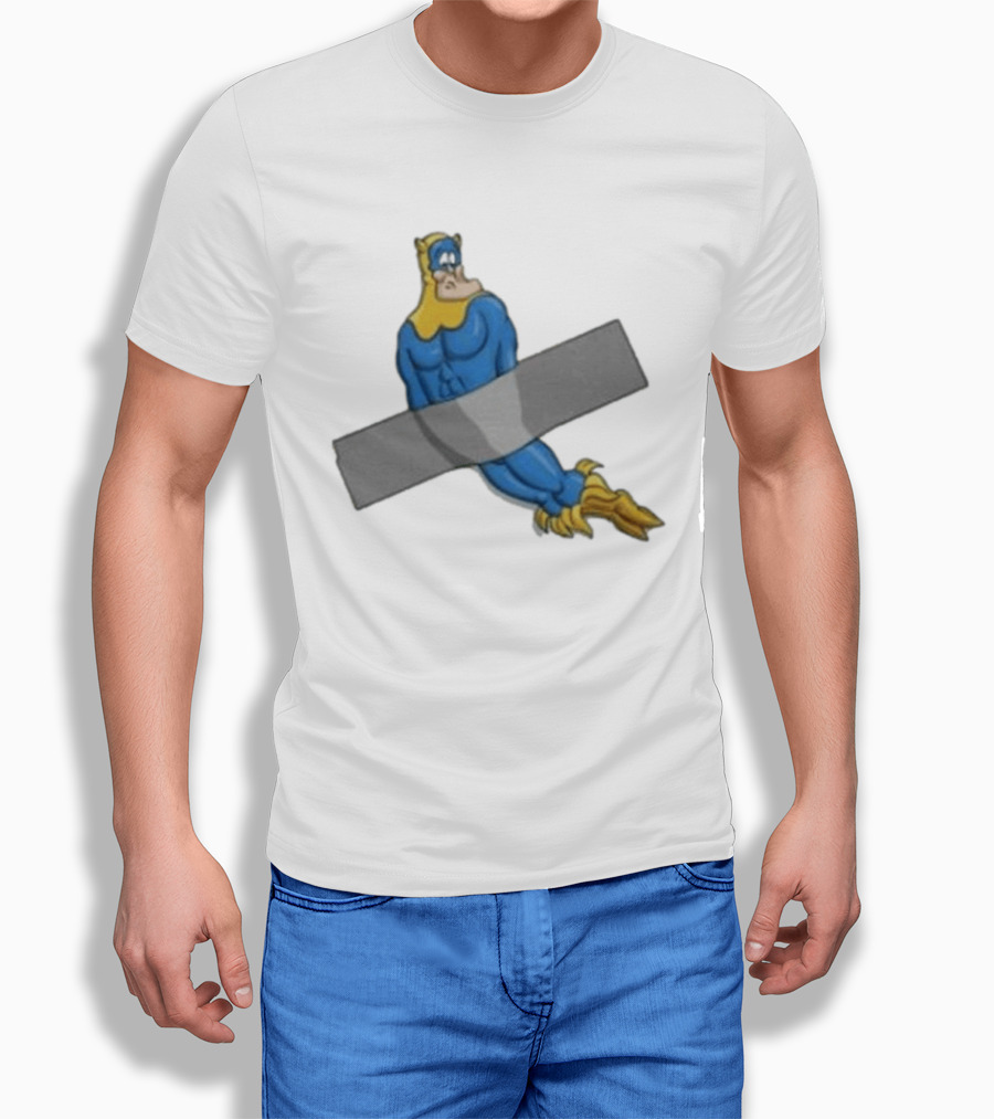 Jim'll Paint It Captain Hero Duct Tape T-Shirt