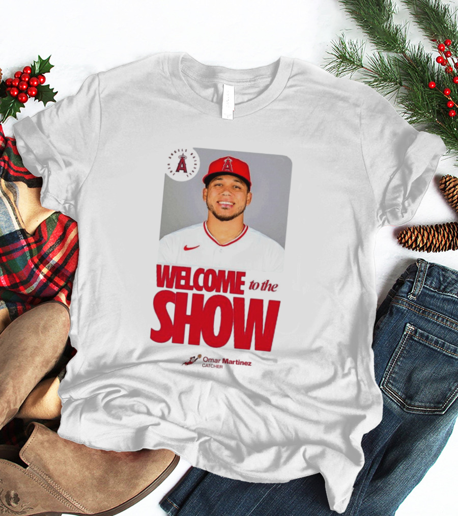 Los Angeles Angels Juan Lagares Welcome To The Show MLB Baseball T-Shirt