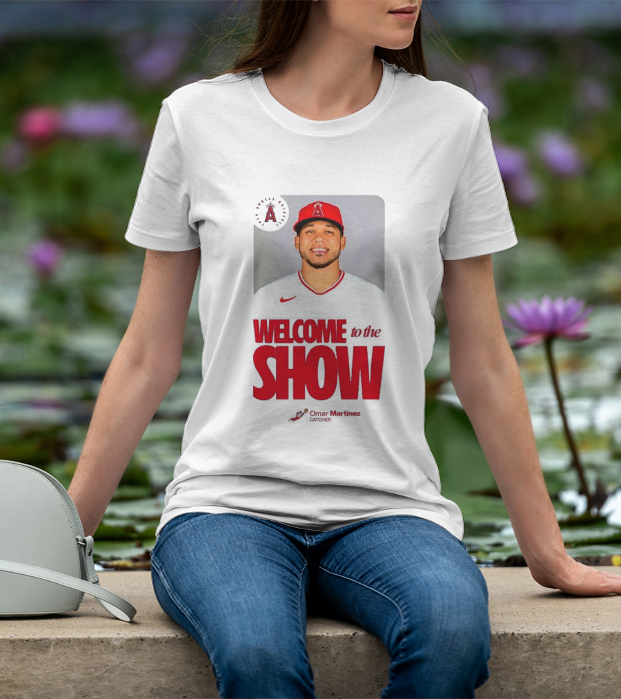 Los Angeles Angels Juan Lagares Welcome To The Show MLB Baseball T-Shirt