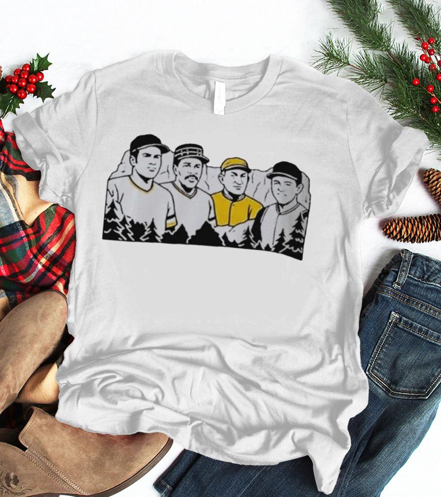 Pittsburgh Baseball Legends Mount Rushmore Pirates T-Shirt