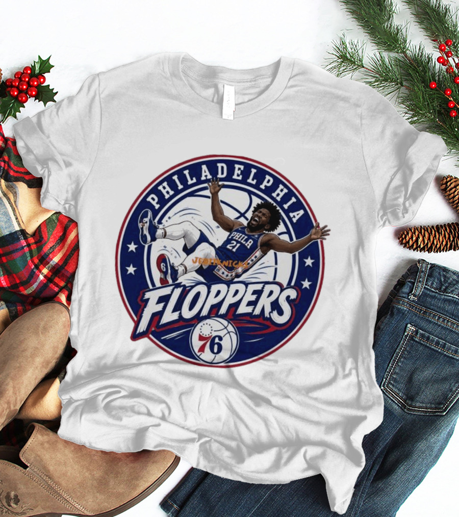 Philadelphia Floppers Joel Embiid 76ers Basketball 2026 T-Shirt