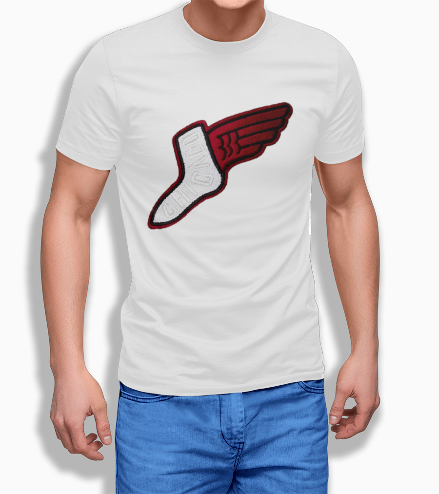 White Sox Chicago Winged Sock 2026 Promo Event T-Shirt
