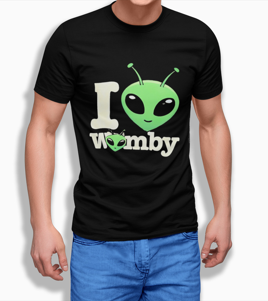 I Love Womby Aliens Victor Wembanyama San Antonio Spurs Basketball T-Shirt