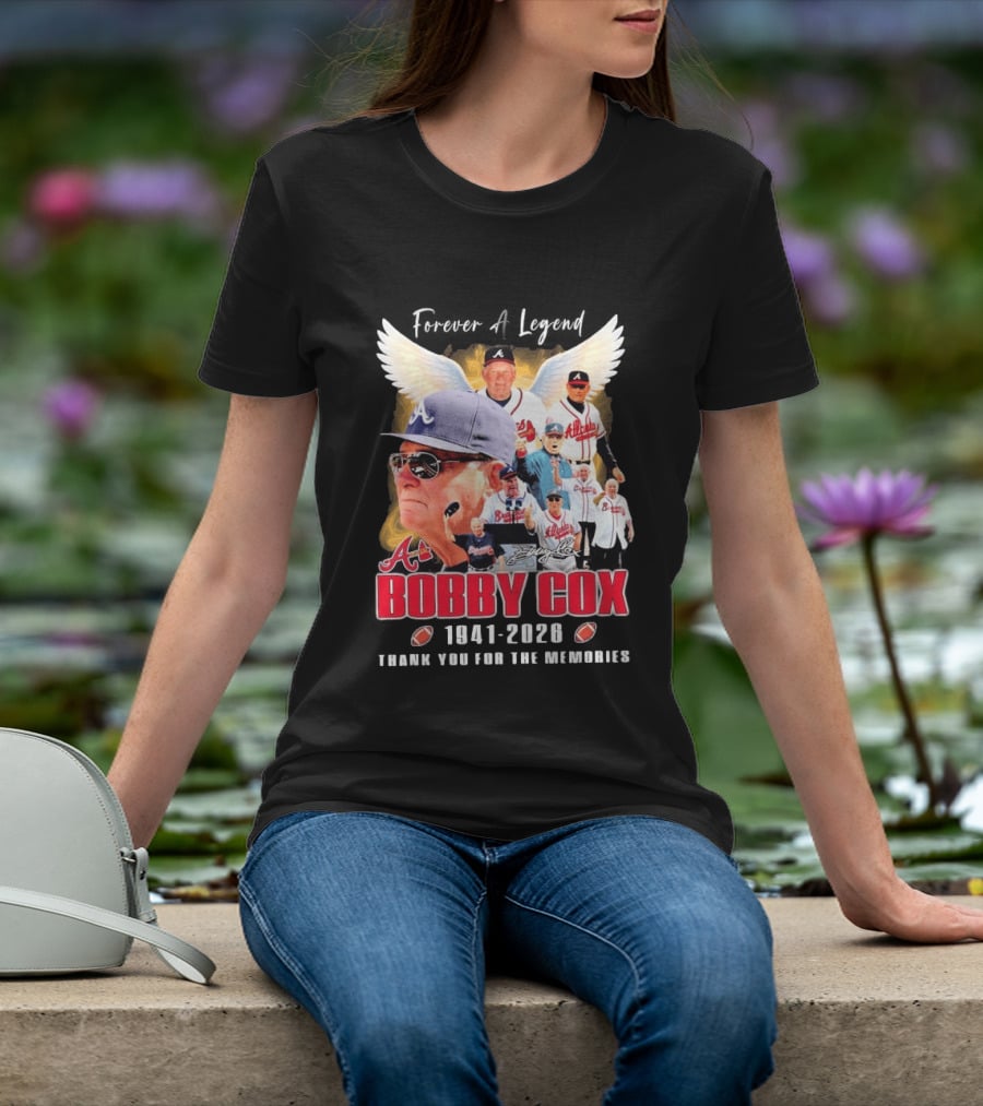 Bobby Cox 1941 2026 Atlanta Baseball Legend Thank You For The Memories T-Shirt