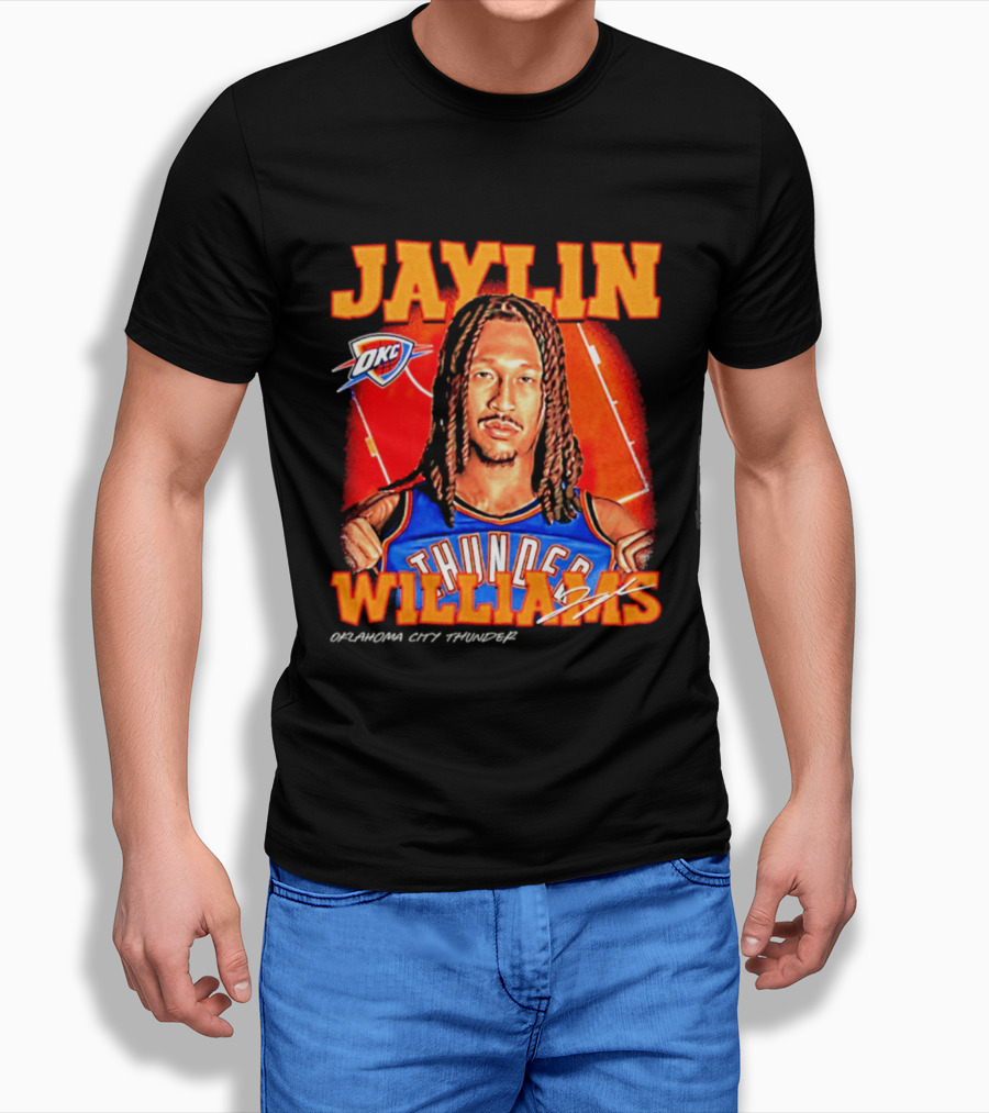 Jaylin Williams Oklahoma City Thunder Basketball T-Shirt