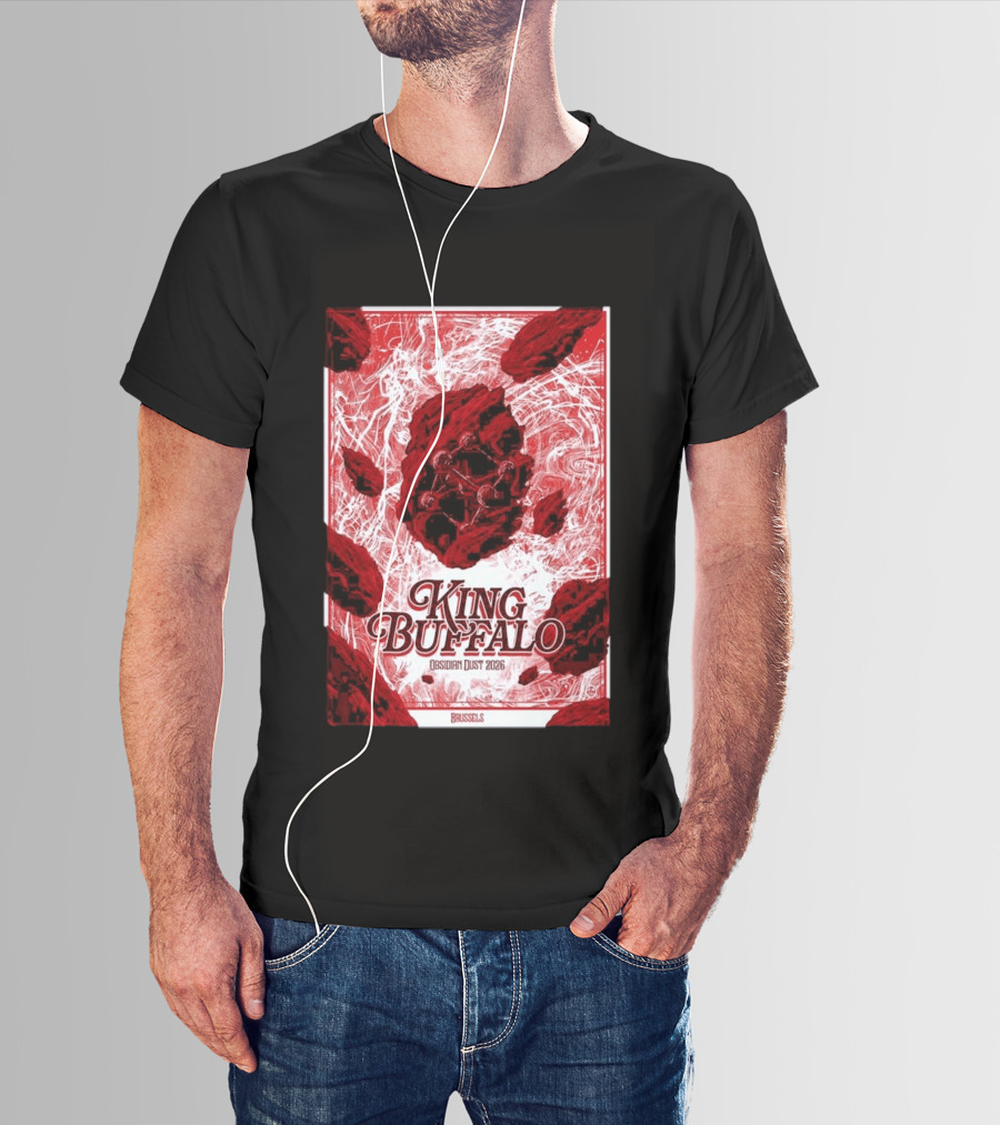 King Buffalo Obsidian Dust 2026 Brussels Belgium May 17 2026 T-Shirt