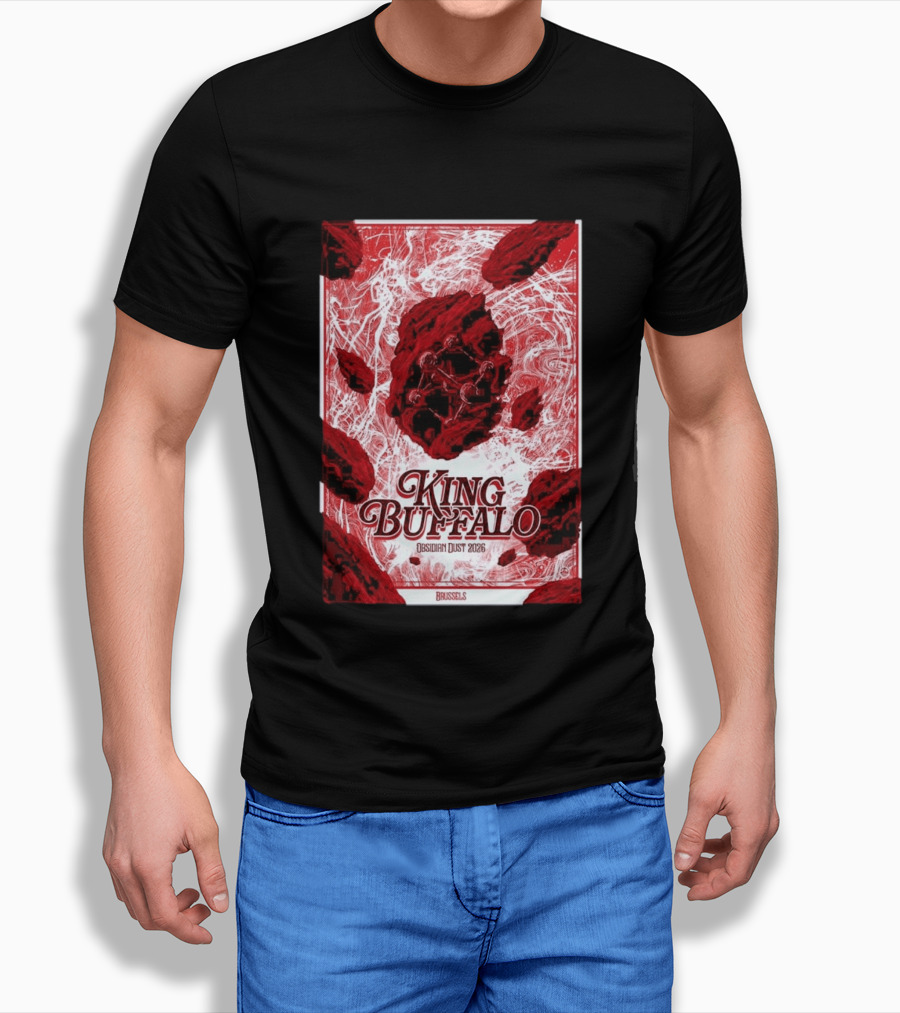 King Buffalo Obsidian Dust 2026 Brussels Belgium May 17 2026 T-Shirt