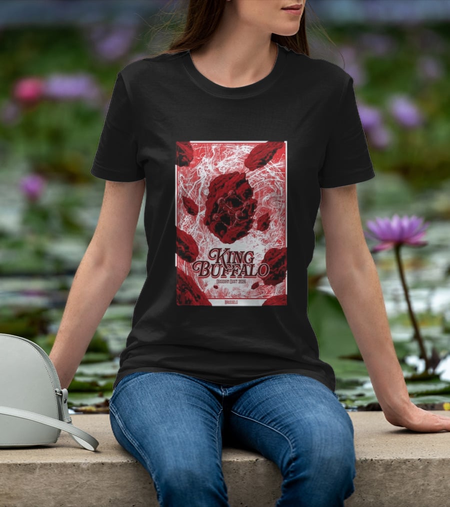 King Buffalo Obsidian Dust 2026 Brussels Belgium May 17 2026 T-Shirt