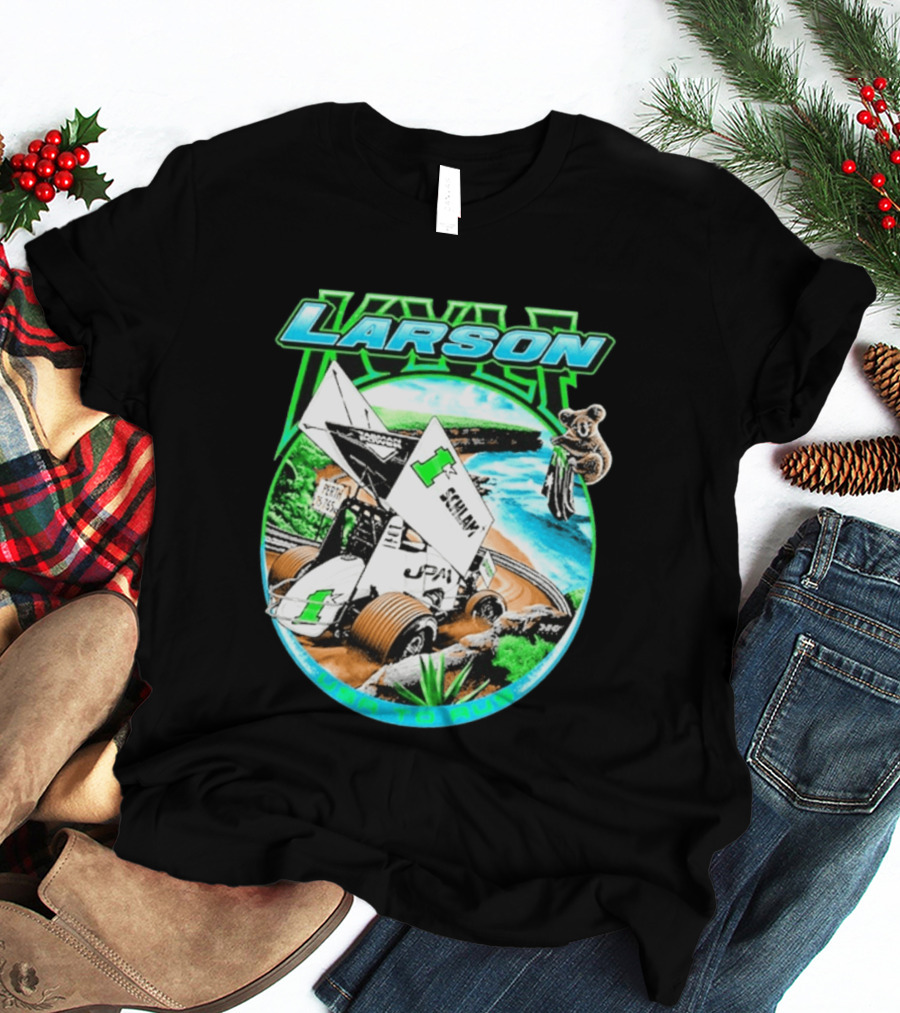 Kyle Larson Schlam USA To Aus Racing Perth Sprint Car T-Shirt