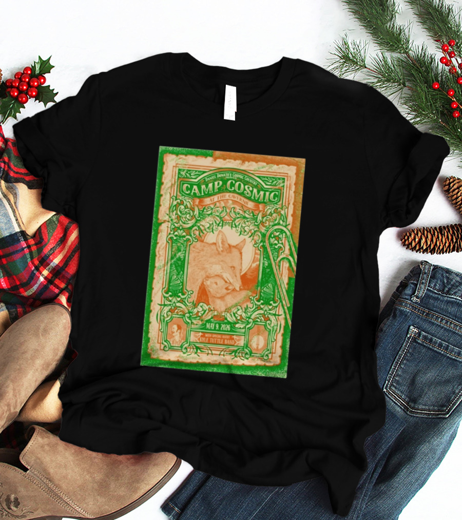 May 9 2026 Daniel Donato's Cosmic Country Camp Cosmic At The Caverns Kyle Tuttle Band Pelham TN Tour T-Shirt