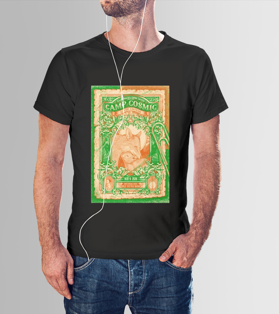 May 9 2026 Daniel Donato's Cosmic Country Camp Cosmic At The Caverns Kyle Tuttle Band Pelham TN Tour T-Shirt