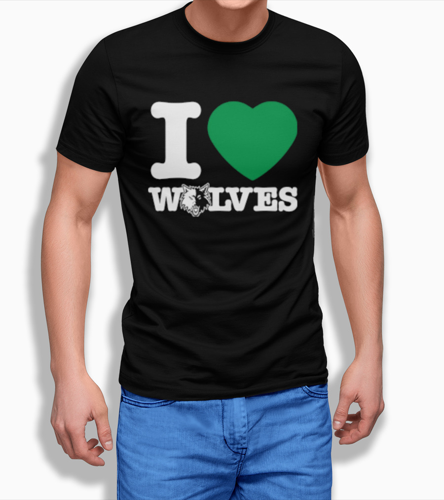 Minnesota Timberwolves I Love Wolves T-Shirt